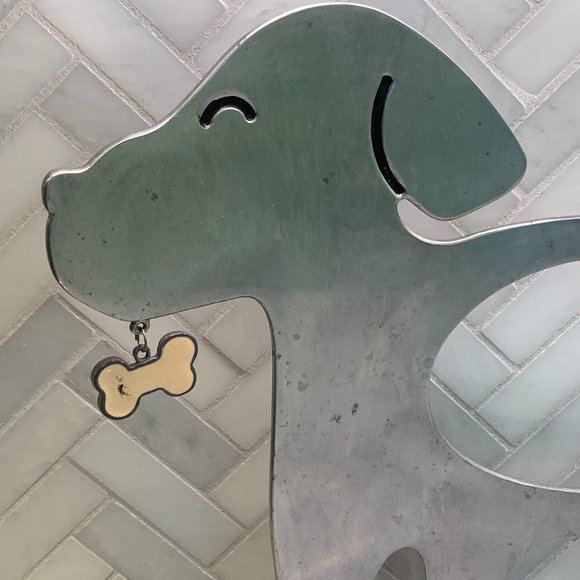 Vintage Concave Aluminum Doggie Frame - Picture 3 of 15